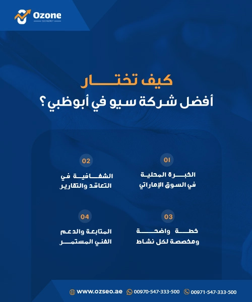كيف تختار أفضل شركة سيو في أبوظبي؟
